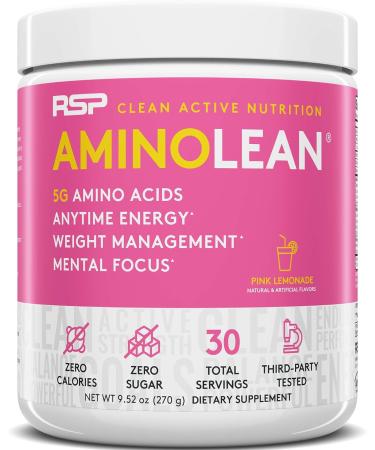 RSP NUTRITION AminoLean Pre Workout & Recovery Bundle - Pink Lemonade & Blood Orange (30 Servings each) - Buy Online on SooperMarket.com