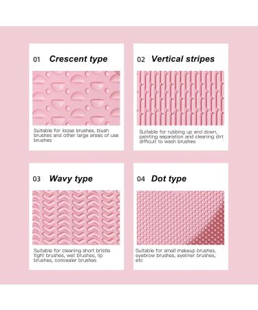 Portable Silicone Brush Cleaner Bowl Set - 5 Pieces for Makeup Brushes & Tools | International Shipping - Buy Online on SooperMarket.com