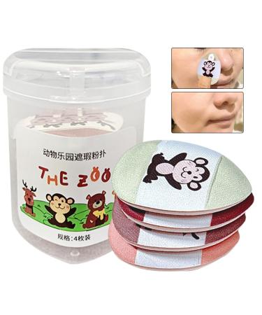 Face Powder Puff - Cosmetic Thumb Sponge Blender | Small Makeup Sponge With Water Drop Shape Design for Foundation Or CC Cream