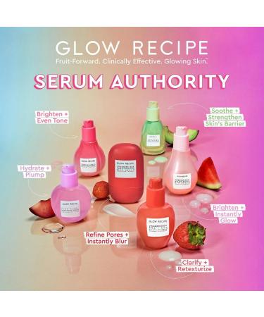 Glow Recipe Hydration Vacation Skincare Set - Plum Plump Hyaluronic Acid & Face Serum | Improve Skin Barrier & Hydration with Antioxidant Plum & Vitamin B5 - Buy Online on SooperMarket.com