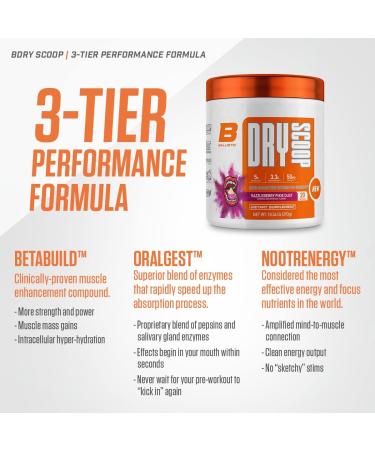 Dry Scoop Ballistic Supps Extreme Pre-Workout for Men and Women Fast Acting Increased Focus Strength & Energy (Just Peachy Diddly Dip) - Buy Online on SooperMarket.com