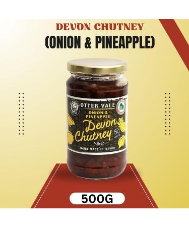 Otter Vale Chutney & Sauce Pic N Mix - Create Custom Jar Combo with 6 Flavours - Coronation Curried Peach Devon Fire Devon Onion & Pineapple Apple with West Country Cider Mango - Pack of 2 - Buy Online on SooperMarket.com