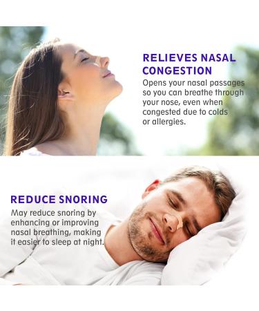 Anti Snoring Nasal Strips 120 Pcs - Reduce Snoring, Improve Sleep & Relieve Nasal Congestion - Buy Online on SooperMarket.com