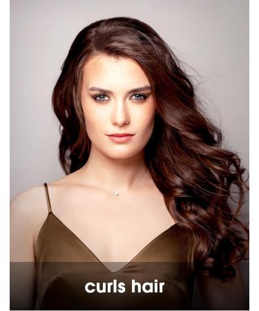 ANGENIL 1.25" Curling Iron Wand - Tourmaline Ceramic Dual Voltage Fast Heat-Up One-Step Styling Tool for All Hair Types - Gold - Buy Online on SooperMarket.com