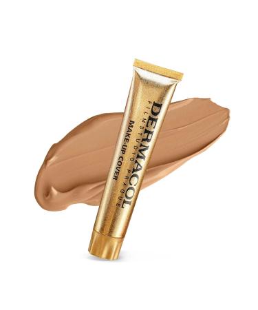 Dermacol Full Coverage Foundation - Waterproof Matte Makeup with SPF 30 for Oily Skin & Acne Long-Lasting 30g - Color 223 - Buy Online on SooperMarket.com