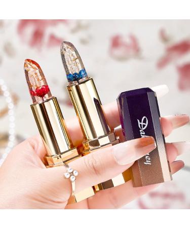 Jelly Lipstick Set - Color Changing Moisturizer Long Lasting Glossy Finish | 3 Pack Flower Lip Balm for All-Day Hydration - Buy Online on SooperMarket.com