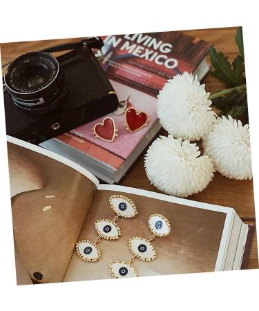 Adorainbow 1 Pair Heart Studs Ladies Miss Earring - Buy Online on SooperMarket.com