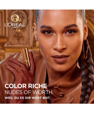 L'Or al Paris Lipstick 601 Worth It | Silky Finish 12-Hour Moisture & 75% Nourishing Ingredients | Color Rich Satin Nude - Shop Now! - Buy Online on SooperMarket.com
