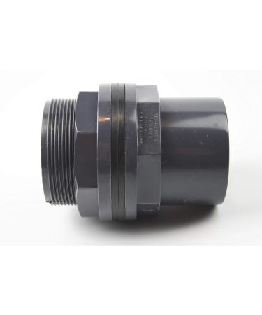 Buy Osaga PVC-U Feedthrough 50mm 63 x 50 x 2 with Adhesive Sleeve & External Thread for Pond Filters | International Shipping Available - Buy Online on SooperMarket.com