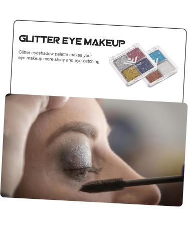 BELLIFFY 2pcs Glitter Eye Makeup Eye Glitter Makeup Glitter for Eyes Eye Shadow Palette Decorative Eyeshadow - Buy Online on SooperMarket.com