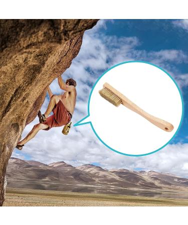 Premium Rock Climbing Brush with Boar's Hair Bristles - Ideal for Indoor & Outdoor Climbing Holds & Chalk - Ergonomic Handle - CJ-CB2010B - Buy Online on SooperMarket.com