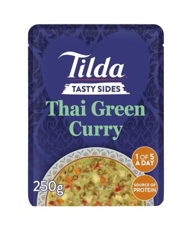 Tilda Tasty Sides Thai Green Curry Pulses and Vegetables 250g