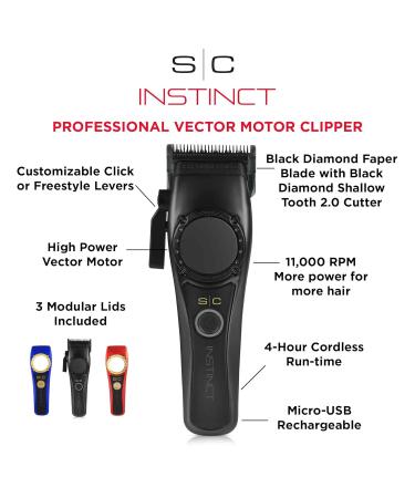 Buy Stylecraft Instinct Professional Cordless Hair Clipper | Vector Motor & Torque Control - International Shipping - Buy Online on SooperMarket.com