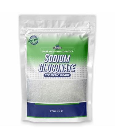 Sodium Gluconate Powder 113 Gm (3.98 Oz) Pure Sodium Gluconate for Skin Sodium Gluconate Cosmetic Grade Soap Making Sodium Gluconate for Cosmetic Sodium Gluconate Bulk