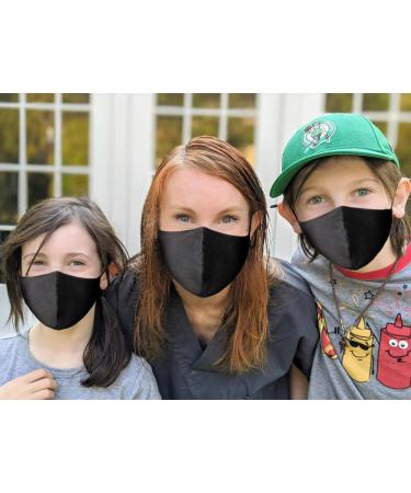 Adjustable Breathable Sport Face Mask Black 2 Pack | Reusable Washable Comfort Mask for Men Women Youth - Buy Online on SooperMarket.com