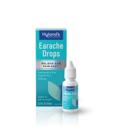 Ear Drops for Swimmers Ear and Allergy Relief for Kids and Adults by Hyland's, for Clogged Ears, Earaches, Fast Natural Homeopathic Pain Relief, 0.33 Ounce