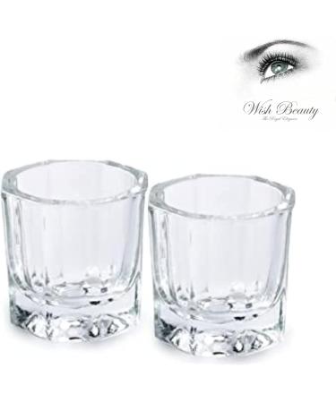 Glamified Dappen Dish Bowl Set + Eyebrow Tint Brush | Acrylic Nail Art Equipment - Buy Online on SooperMarket.com