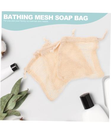 FRCOLOR 32 Pcs Exfoliating Soap Storage Bags - Mesh Bubble Makers in Assorted Colors - Perfect for Soap Bars & Suds | Eco-Friendly Cotton Linen Sachets - Buy Online on SooperMarket.com