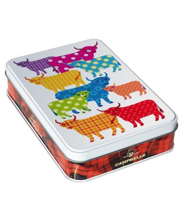 Campbells Shortbread 150g Highland Cows Tin (assorted shapes shortbread)