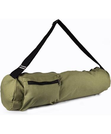 Peace Yoga Air Vent Yoga Mat Bag - Green Circles | Convenient & Stylish Storage - Buy Online on SooperMarket.com