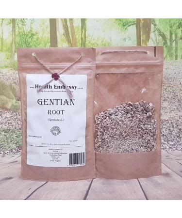 Health Embassy Gentian Root Tea | Gentiana L | Racine de Gentiane Tisane 50g - Buy Online on SooperMarket.com