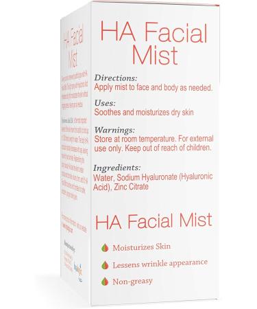 Hyaluronic Acid Facial Mist - Hydrating Moisturizer Makeup Setting Spray & Primer - 2 oz | Hyalogic Episilk - Buy Online on SooperMarket.com