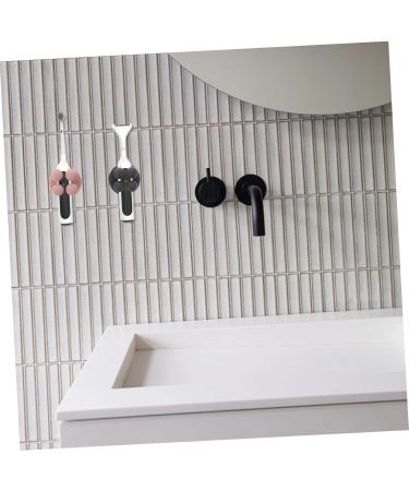 Baluue 4pcs Bathroom Hooks Wall Hanging Hooks Shower Razor Holder for Wall - Buy Online on SooperMarket.com