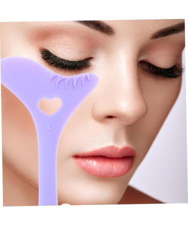 minkissy Eyeliner Stamp Silica Gel Eyelashes Protection Purple 12.00X6.00X0.50CM Purple - Buy Online on SooperMarket.com