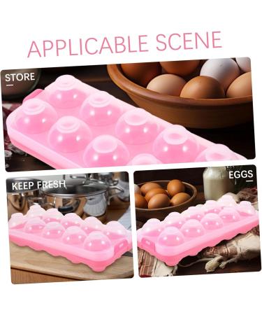 OSALADI Serving Tray 2pcs Egg Tray Egg Holder Storage Box Refrigerator Container Refrigerator Egg Tray - Buy Online on SooperMarket.com