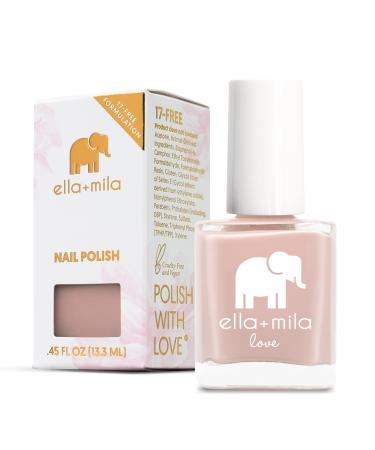 ella+mila Professional Nail Polish - Quick Dry Nail Polish - Long-Lasting & Chip Resistant Formula (Love Collection - Pour the Bubbly - 0.45 fl oz)