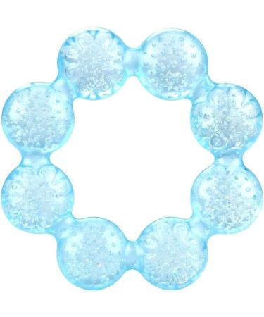 Nuby Pur Ice Bite Soother Ring Teether (Blue/Red) - Soothing Relief for Teething Babies - Buy Online on SooperMarket.com