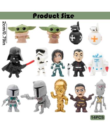 14 Pieces Cartoon Mini Figures | Kids Birthday Cake Decorations | Cake Toppers for Young Celebrations - Buy Online on SooperMarket.com