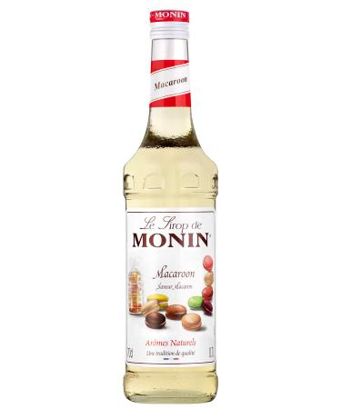 MONIN Premium Macaroon Syrup 700ml for Cocktails and Mocktails. Vegan-Friendly Allergen-Free 100% Natural Flavours and Colourings Macaroon 700 ml (Pack of 1)