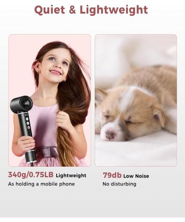 Airstyler 5 in 1: Powerful 110 000 RPM Hair Dryer Ionic Hair Styler Curling Rod & Smoothing Brush | Lightweight & Quiet | International Shipping Available - Buy Online on SooperMarket.com