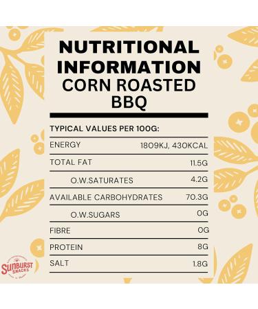 Sunburst BBQ Flavoured Corn Roasted & Salted 1kg - Buy Online on SooperMarket.com