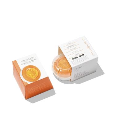 Clarisonic Sonic Face Exfoliator Brush Head | Gentle Orange Brush for Sensitive Skin | Brighten Skin with Exfoliating Cleansing Brush - Buy Online on SooperMarket.com