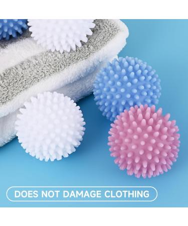 Laundry Dryer Balls Non-Melting Dryer Balls New Material Softer Washing Machine Balls 6 Pieces - Buy Online on SooperMarket.com