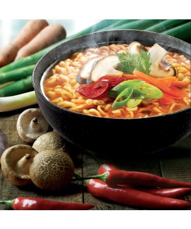 Nongshim Premium Shin Ramyun Black 130g Instant Noodle Korean Ramen HALAL Pack 4 - Buy Online on SooperMarket.com