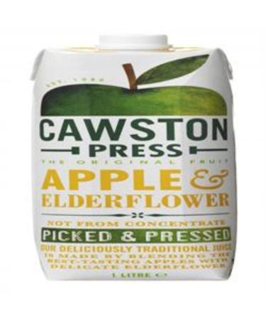 Cawston Press Apple and Elder Flower Juice 1L Apple Elderflower 1 l (Pack of 1)