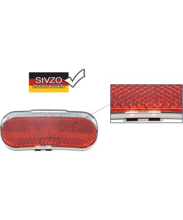 P4B Bicycle Dynamo R cklicht LED Model 539 - StVZO Approved with Parking Light & Reflector | Easy Assembly on Luggage Rack - Buy Online on SooperMarket.com