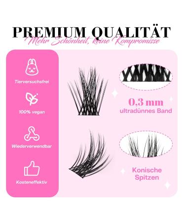 Calailis 120 PCs D Curl Individual Eyelash Extensions | DIY Cluster & Volume Lashes for At-Home Use - Buy Online on SooperMarket.com