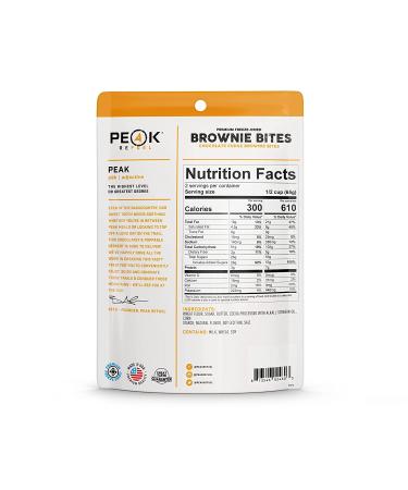 Peak Refuel Dessert Bites | Peanut Butter Chocolate Chip Cookies & Fudge Brownies | High Protein Snack Packs for Backpacking and Camping - Buy Online on SooperMarket.com