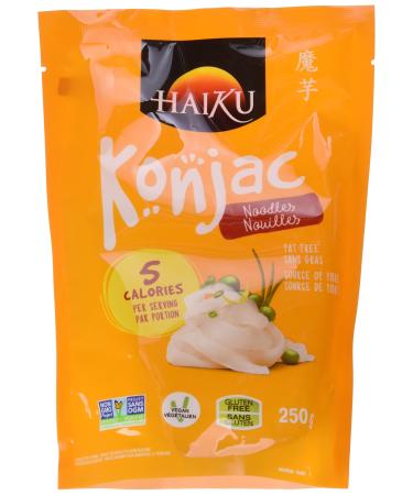 Konjac Noodles Haiku Vegetarian Pasta Healthy & Low Calorie Gluten Free Source of Fibre 6 Pack x 250g