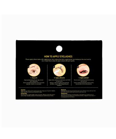 Laflare Silk 3D Faux Mink Eyelashes Bundle - Handmade Knitted Style Lashes - Natural Look, Reusable, Easy to Apply - SD05L (1-3 Pack Special) - Buy Online on SooperMarket.com