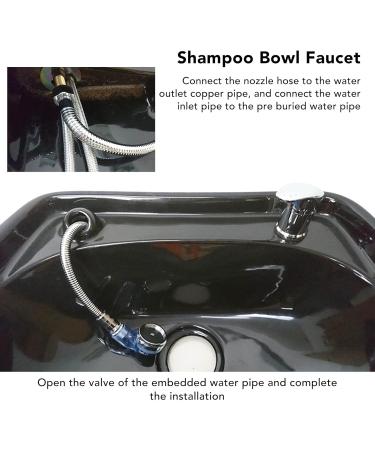 Salon Shampoo Basin Faucet Mixing Valve Barber and Stylist Hair Salon Accessories Professional Shampoo Bowl Faucet Hose for Shampoo Bed Provide Comfortable and Functional Hair Washing Experience - Buy Online on SooperMarket.com