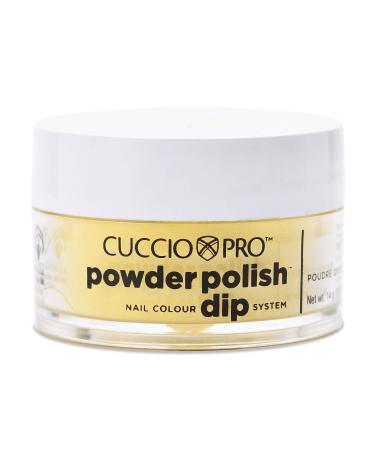 Cuccio Sunshine Yellow with Mica Dipping Powder 14g