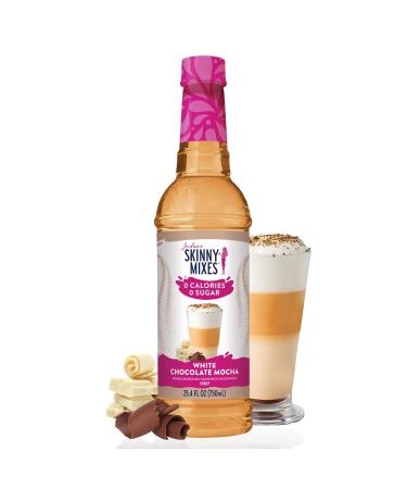 Jordan's Skinny Mixes Syrups White Chocolate Mocha, Barista Collection Sugar Free Coffee Flavoring Syrup, 25.4 Ounce Bottle 25.4 Fl Oz (Pack of 1) White Chocolate Mocha