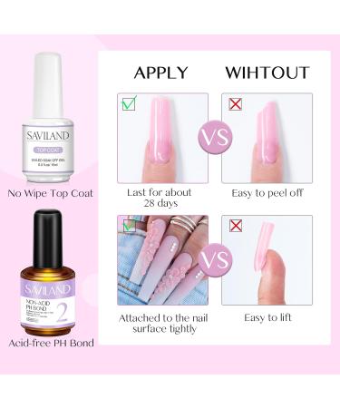 SAVILAND Acrylic Nail Kit with Drill - Complete Professional Set for Beginners | 45g Acrylic Powder 50ml Liquid Nail Brush & Tools - Buy Online on SooperMarket.com