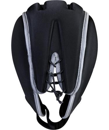 CHAMPRO 7 on 7 Series Soft Shell Headgear - Black/Graphite, Large - Buy Online on SooperMarket.com