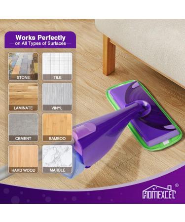 Microfiber Mop Pads for Swiffer Wet Jet - Reusable & Machine Washable - Pack of 4 - Buy Online on SooperMarket.com